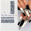 Elegant White Embossed Flower Lace Nail Art Stickers