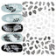 Elegant White Embossed Flower Lace Nail Art Stickers