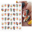Elegant White Embossed Flower Lace Nail Art Stickers