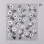 Elegant White Embossed Flower Lace Nail Art Stickers