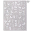 Elegant White Embossed Flower Lace Nail Art Stickers