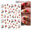 Elegant White Embossed Flower Lace Nail Art Stickers