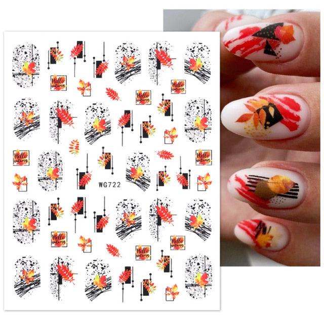 Elegant White Embossed Flower Lace Nail Art Stickers