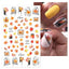 Elegant White Embossed Flower Lace Nail Art Stickers