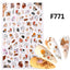 Elegant White Flower Lace Nail Art Stickers