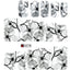 Elegant White Flower Lace Nail Art Stickers