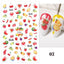 Elegant White Flower Lace Nail Art Stickers
