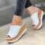 Sandalias Peep Toe Blancas Elegantes para Mujeres - Tacones Altos Estilosos