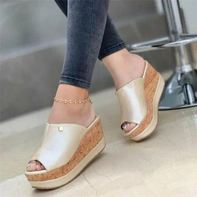 Sandalias Peep Toe Blancas Elegantes para Mujeres - Tacones Altos Estilosos