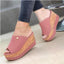 Sandalias de Plataforma Blancas Elegantes para Mujeres