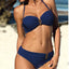 Ensemble de bikini blanc élégant avec rembourrage pour femmes