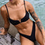 Ensemble de bikini blanc élégant avec rembourrage pour femmes