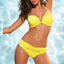 Ensemble de bikini blanc élégant avec rembourrage pour femmes