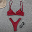 Ensemble de bikini blanc élégant avec rembourrage pour femmes