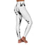 High-Waisted White Kitty Yoga Leggings for Active Lifestyle - Korvel