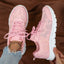 White shoes breathable lightweight casual sports women's shoes soft soled running shoes - Korvel