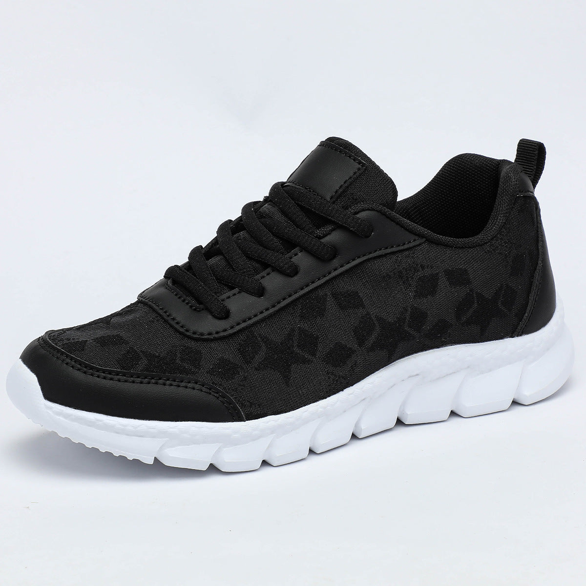 White shoes breathable lightweight casual sports women's shoes soft soled running shoes - Korvel