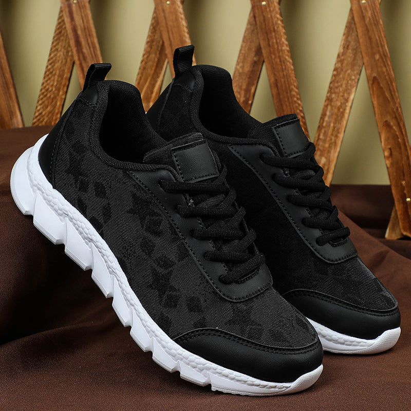 White shoes breathable lightweight casual sports women's shoes soft soled running shoes - Korvel