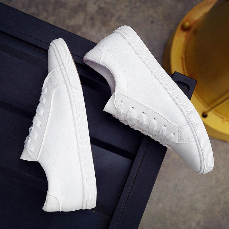 Classic White Canvas Sneakers for Women