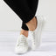 Classic White Canvas Sneakers for Women