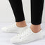 Classic White Canvas Sneakers for Women