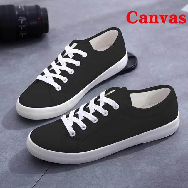 Classic White Canvas Sneakers for Women