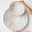 White Washed Handwoven Wall Basket - Korvel