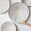 White Washed Handwoven Wall Basket - Korvel