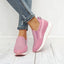 White Women's Crystal Sneakers - Casual Slip-On Espadrilles