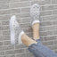 White Women's Crystal Sneakers - Casual Slip-On Espadrilles
