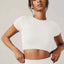 THRIXINE Elite Crop Top : Vêtements de sport noirs haut de gamme