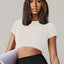 THRIXINE Elite Crop Top : Vêtements de sport noirs haut de gamme