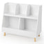 5-Cube Kids Bookshelf and Toy Organizer - White