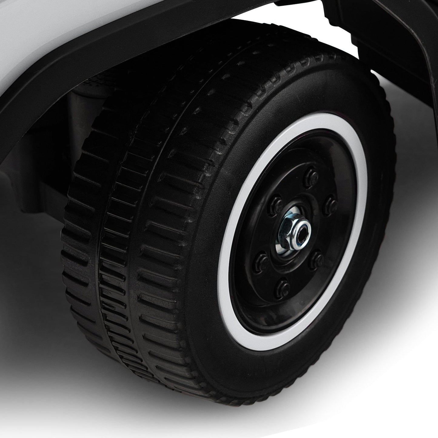 Camión eléctrico para niños de 6V con asiento ajustable - Blanco