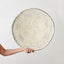 White Washed Handwoven Wall Basket - Korvel