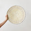 White Washed Handwoven Wall Basket - Korvel