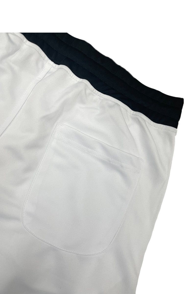 Shorts actifs de basketball rayés pour hommes