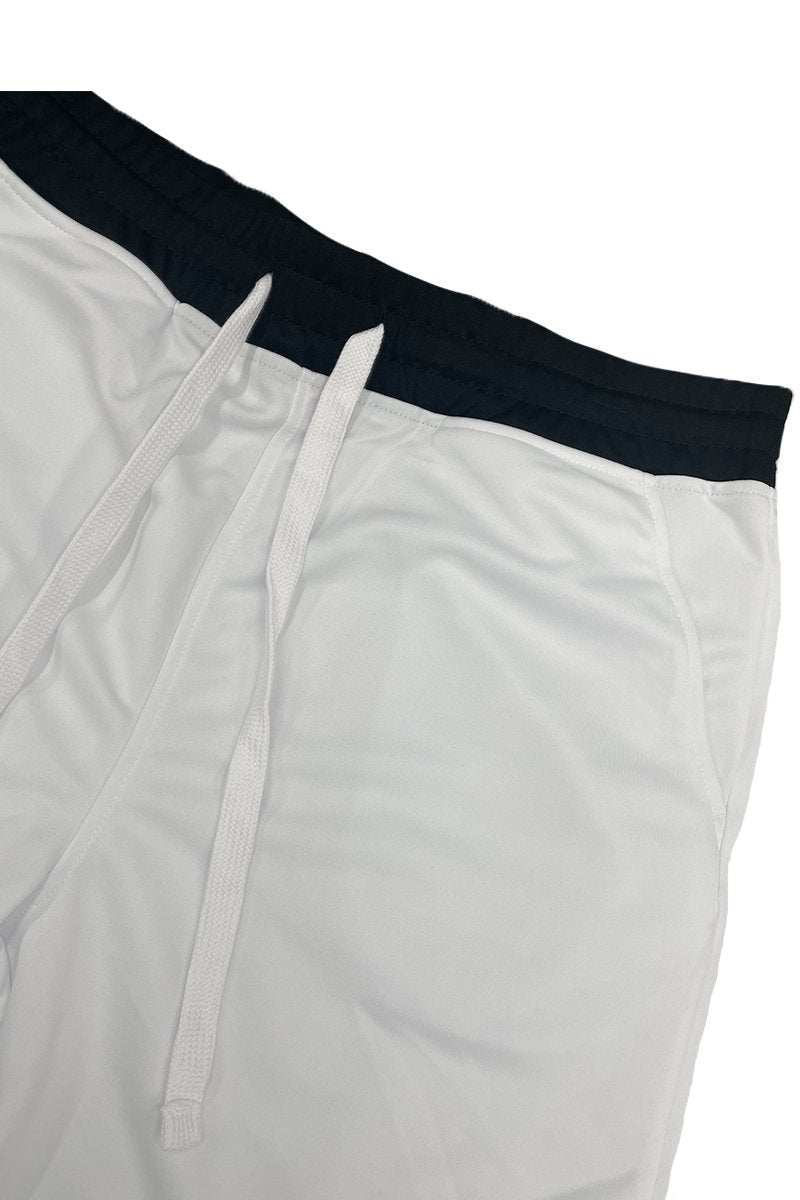Shorts actifs de basketball rayés pour hommes