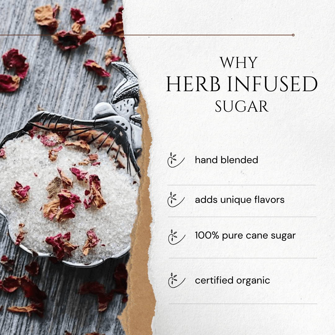 Rose Petal infused artisan culinary sugar - Korvel