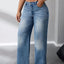Wide Leg Jeans with Pockets - Korvel
