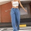 Wide Leg Jeans with Pockets - Korvel