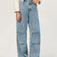 Jeans à jambes larges avec poches