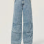 Jeans à jambes larges avec poches