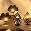 Iron Candlestick Holder: Nordic Design for Elegant Décor