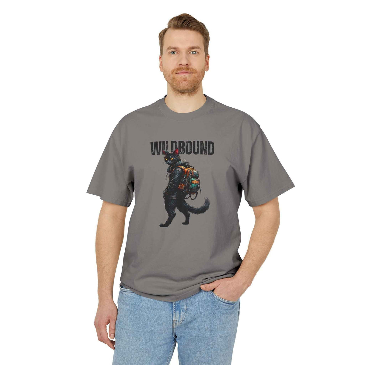 Wildbound Backpack Cat Heavyweight Tee