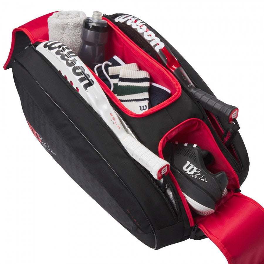 Sac de Padel Wilson Bela V3 - Noir & Rouge