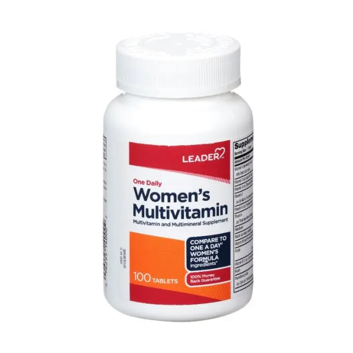 Tabletas Multivitamínicas para Mujeres Leader - 100 Contenido