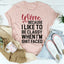 Classy Wine-Themed T-Shirt