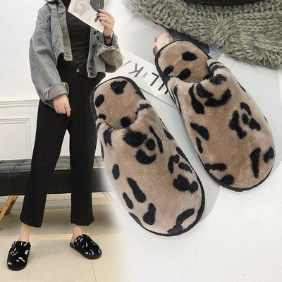 Stylish Winter Leopard Slippers for Ultimate Comfort