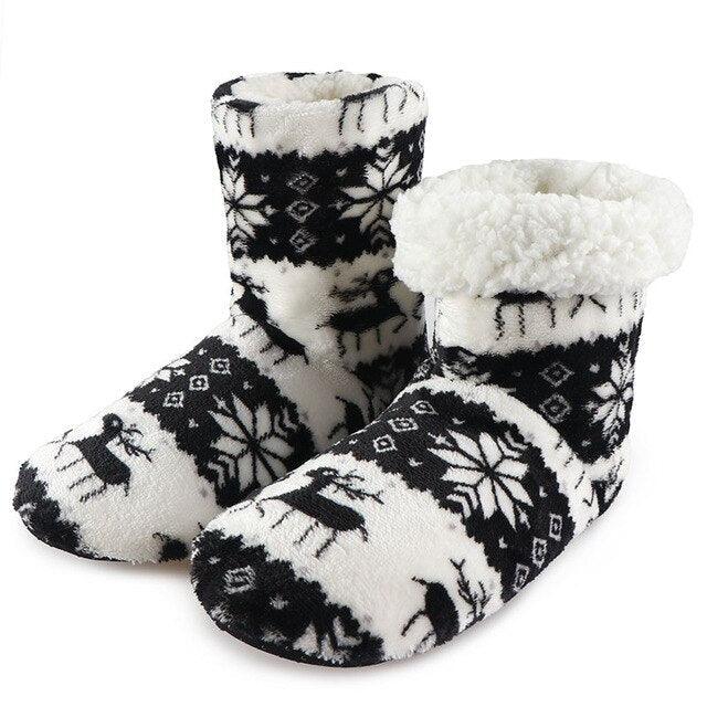 Zapatillas de Invierno de Piel Sintética de Lujo para Mujeres